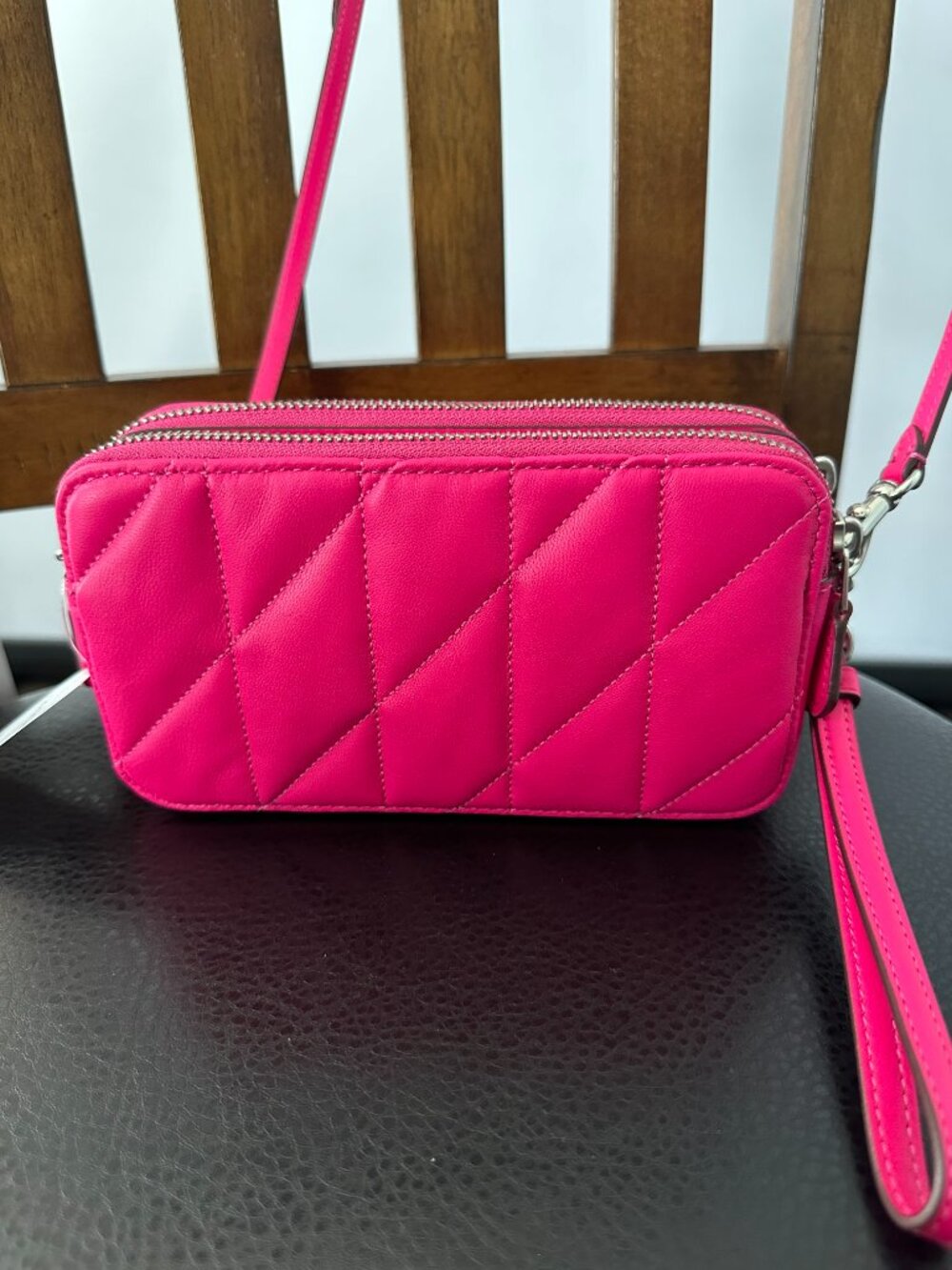 Coach Kira Pink Quilted Leather Crossbody Bag Style #C2481-CM531 *NWT* - Picture 9 of 15